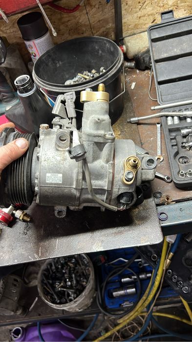 Ремонт компрессора, промывка системы кондиционера, заправка фреона ...