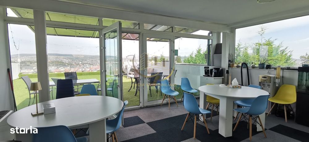 Spatiu modern de închiriat – 20 mp + terasă panoramică 114 mp