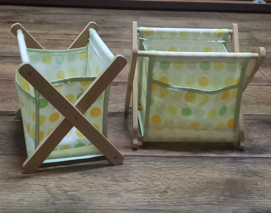 Корзинки для ванной комнаты 3шт