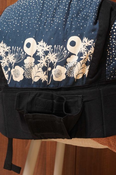 Marsupiu Toddler Twilight, Beco, Bumbac, Negru/Albastru