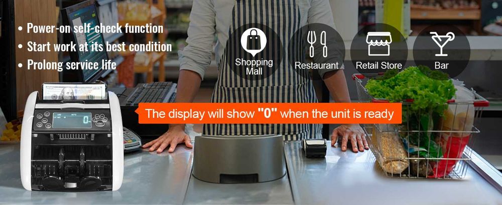 Машина за броене на пари с детекция на фалшиви банкноти | EUR/USD