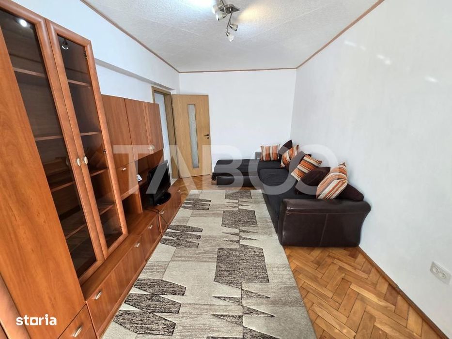 Apartament 2 camere de vanzare mobilat pivnita balcon Siretului Sibiu — fotografia 2