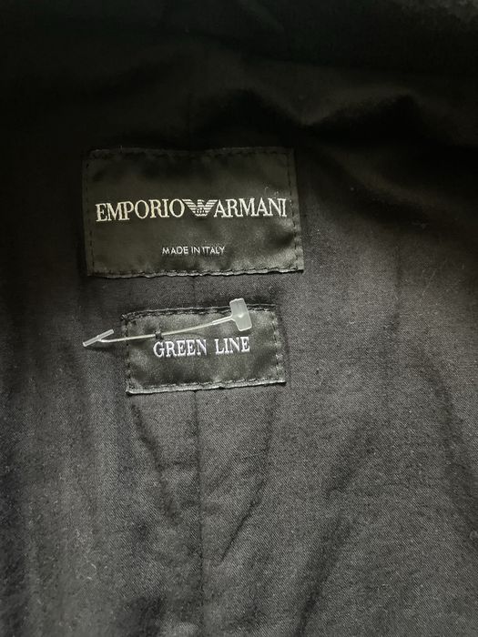 EMPORIO ARMANI Green Line/мъжко велурено яке 52L