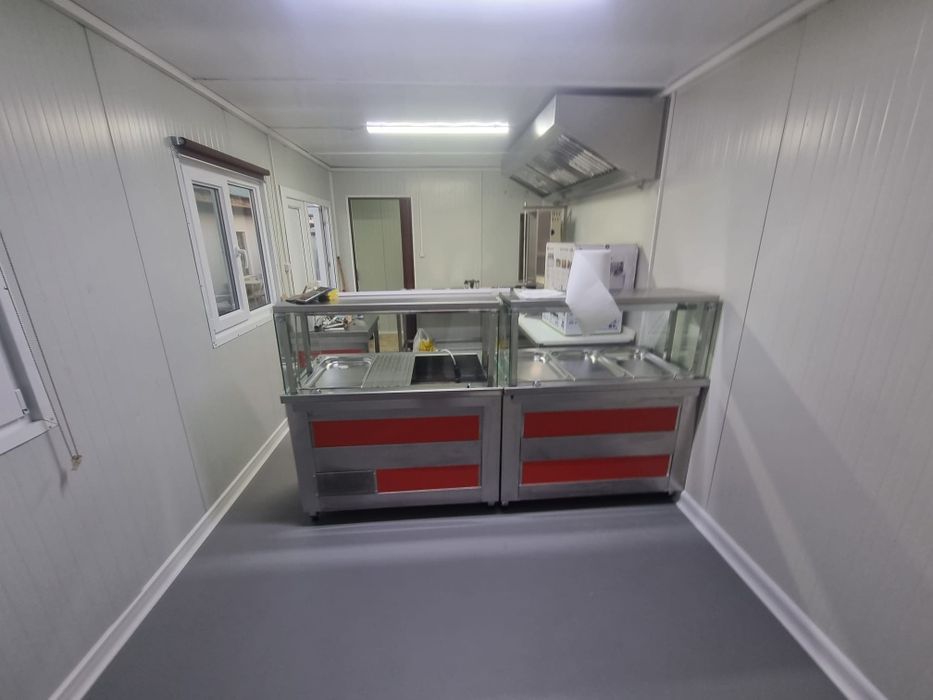 Container echipat pentru FAST-FOOD