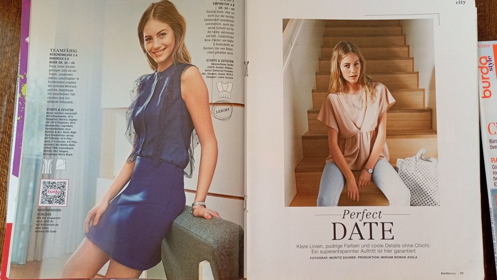 Списания с кройки BURDA/ Boutique