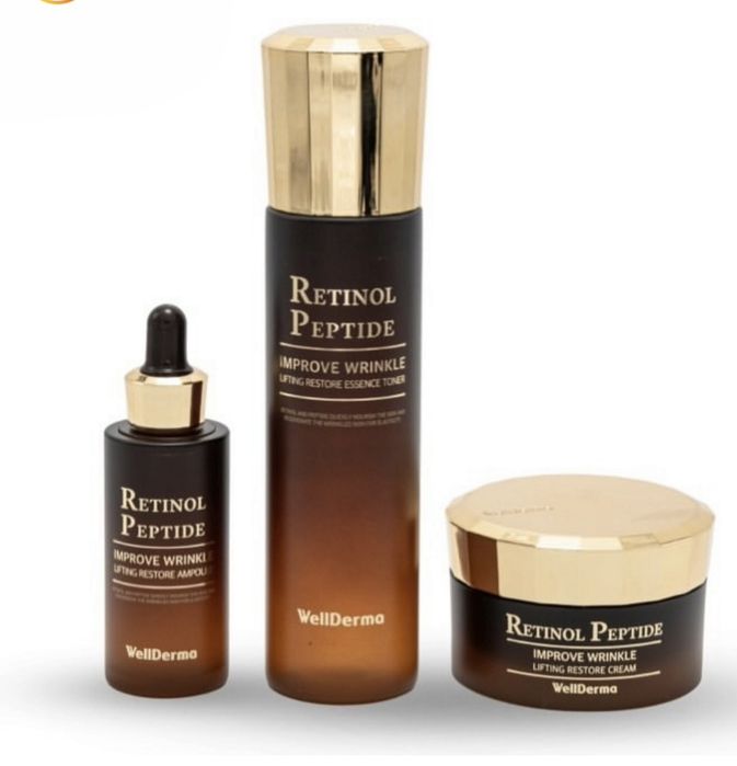 Wellderma Toner,Retinol,Emulsiya,Krem
