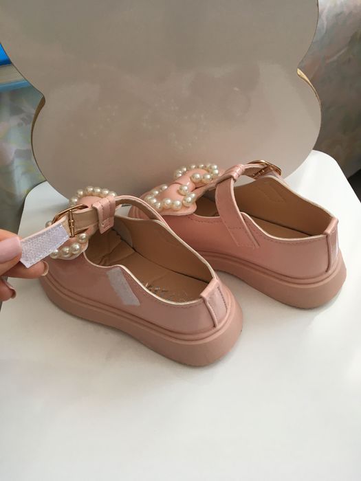 Детски обувки с панделка