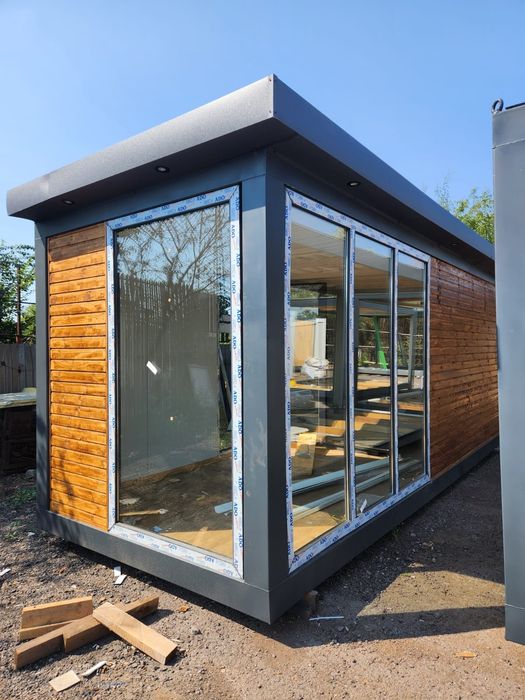 Container cu lambriu Cafenea fast-food magazin