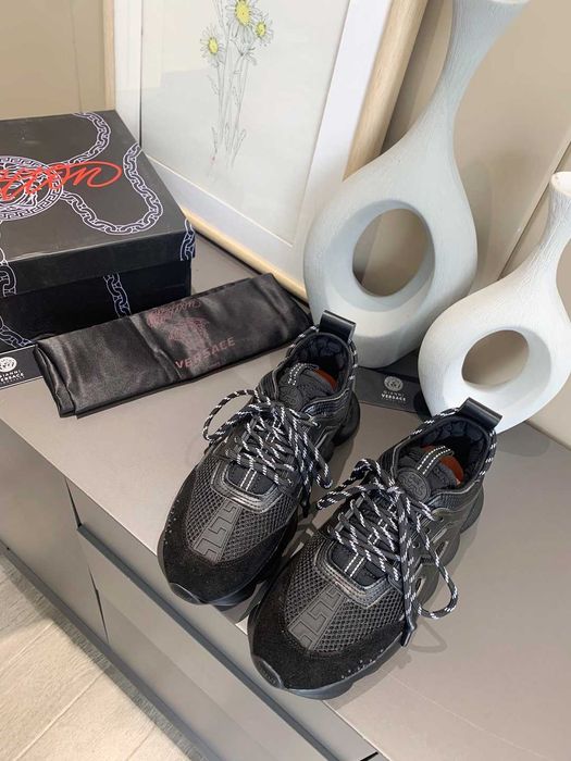 Adidasi Versace Chain Reaction l Produs NOU Premium din Piele Premium