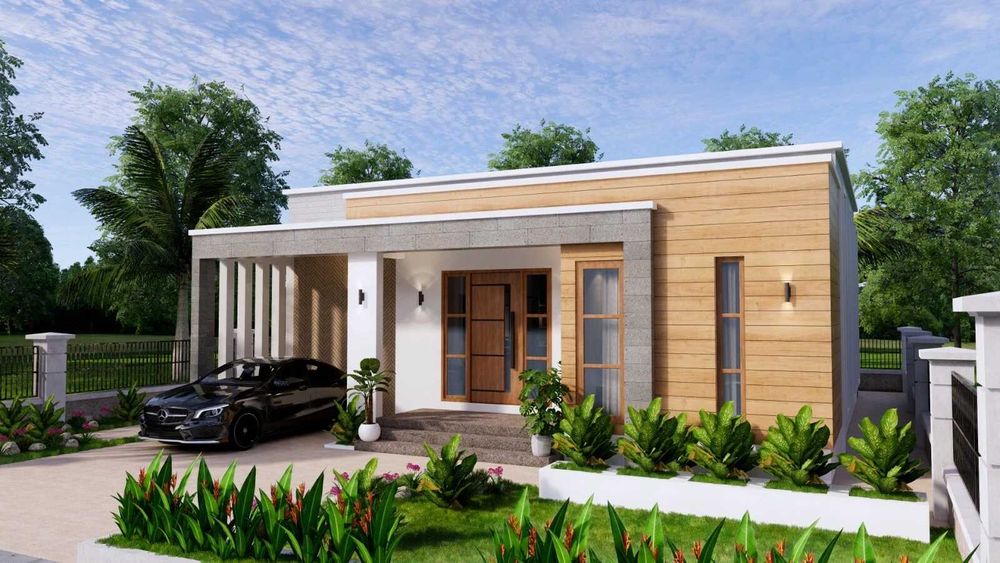 НА ИЗПЛАЩАНЕ - Луксозна сглобяема къща с 3 спални, 121 кв. м