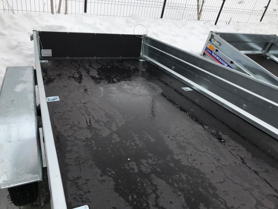 Remorca 750kg, Niewiadow BD-750 (300 cm x 150 cm), 2 axe, NOUA, OFERTA