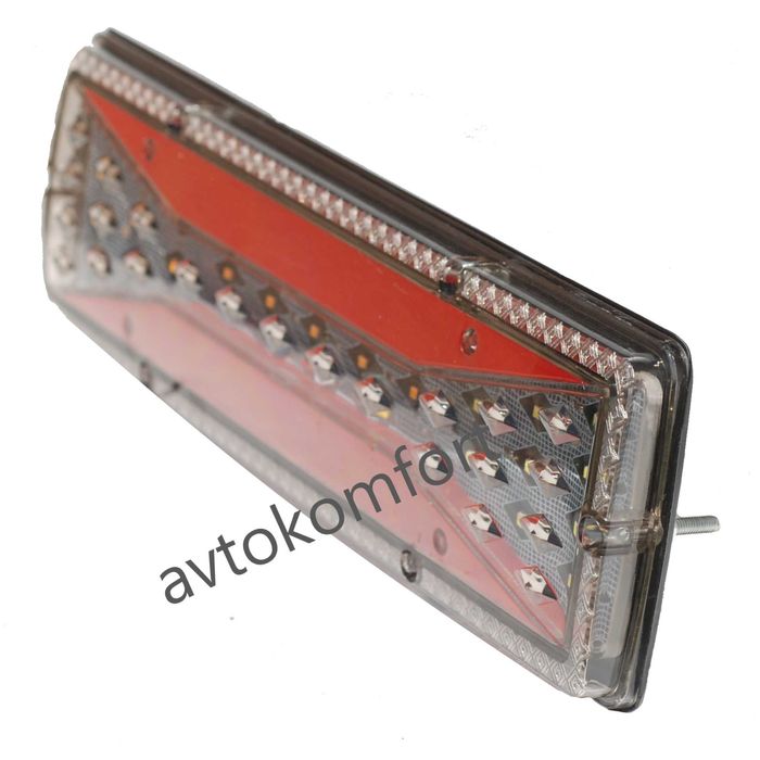 2x 131 LED Задни Стопове 12V 24V Спирачка Мигач Габарит Камион Ремарке 30см С Код РМ 8514