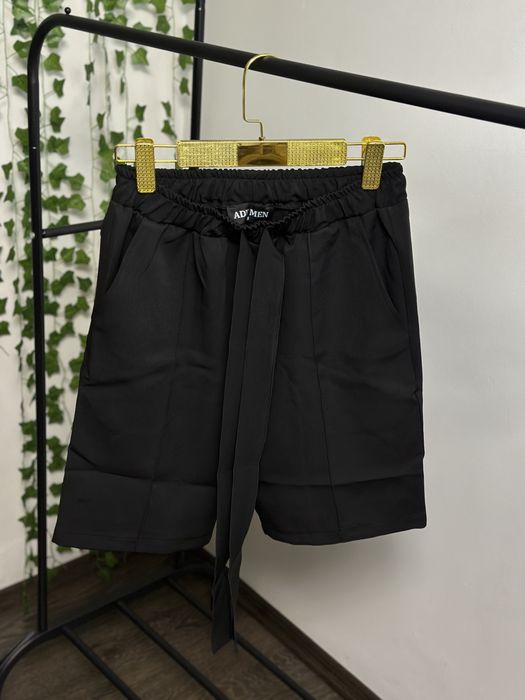 Pantaloni snururi negre si albe