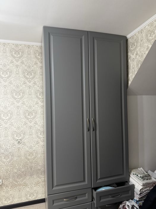 Красивый шкаф мдф до потолка 2,8