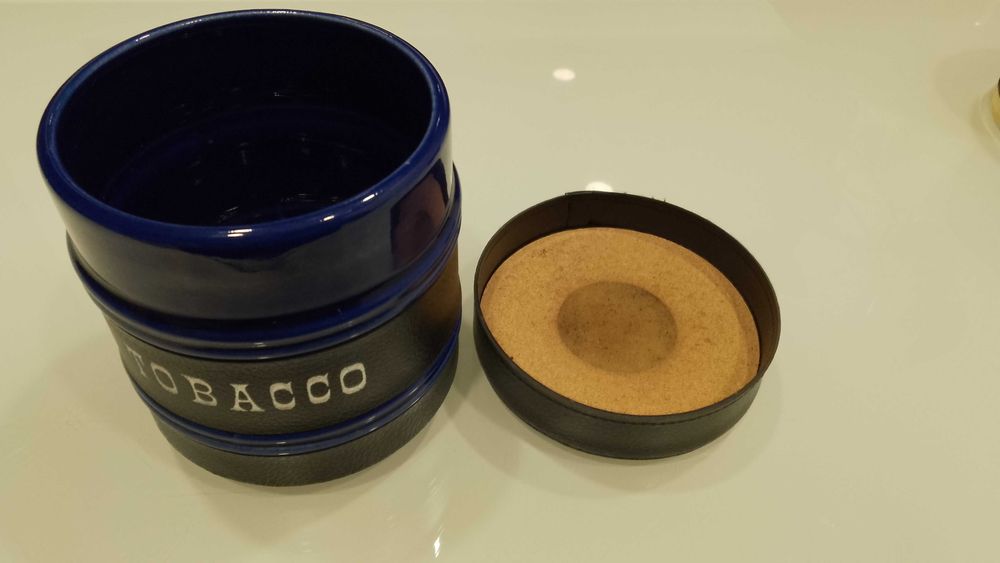 Doza ceramica depozitare Tutun - ideal CADOU, PASIONATI