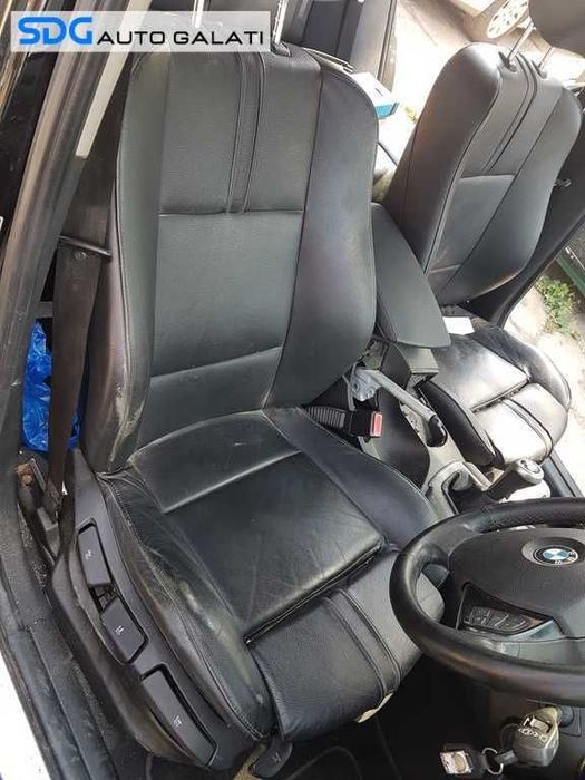 Interior Piele Scaun Scaune Fata Stanga Dreapta si Bancheta cu Spatar FARA Incalzire BMW X3 E83 2003 - 2010