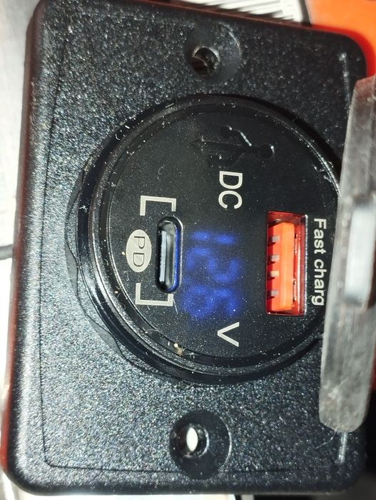 Usb, type-c быстрая зарядка, розетка