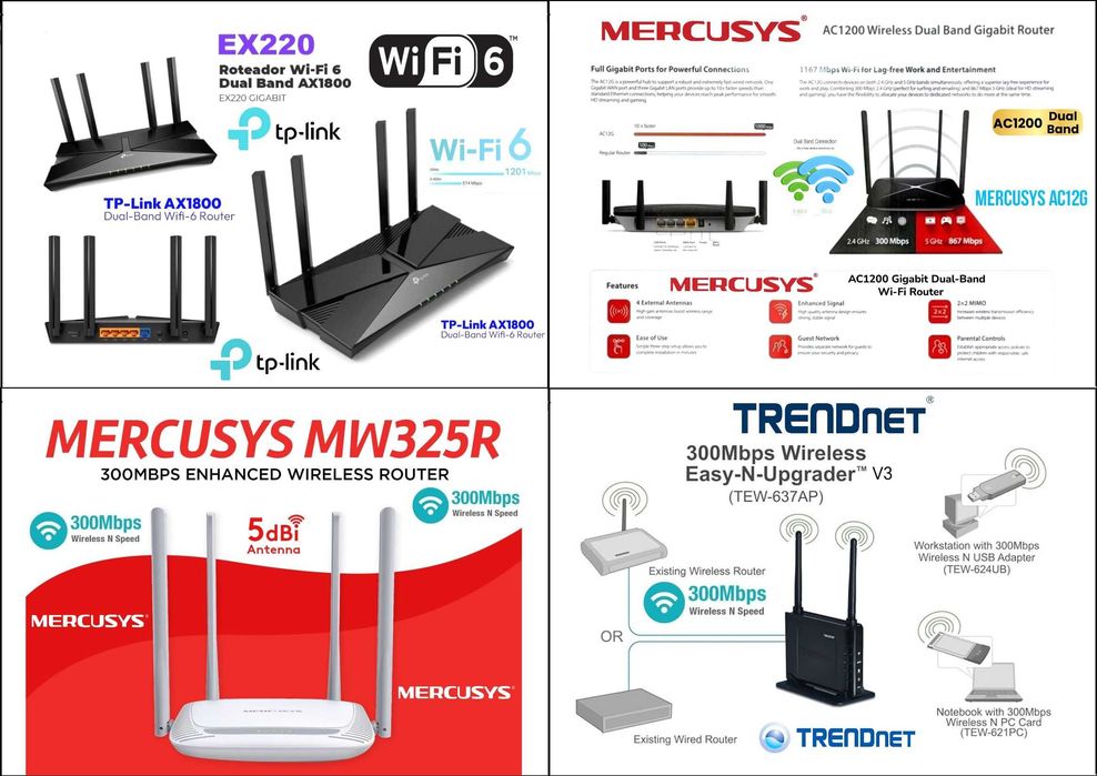 Wi-Fi Рутери и Суичове