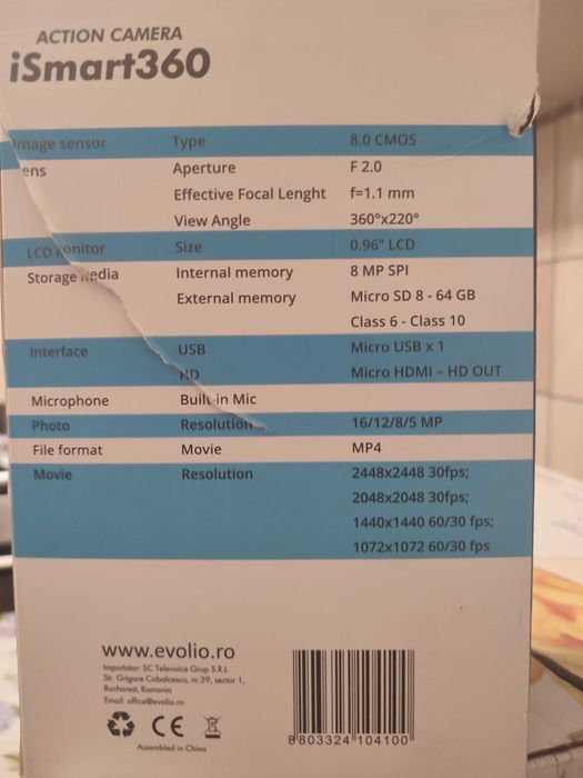 Ismart 360grade by EVOLIO