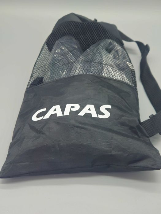 Детски тренировъчни плавници CAPAS с късо перо и мрежеста чанта, 30–34