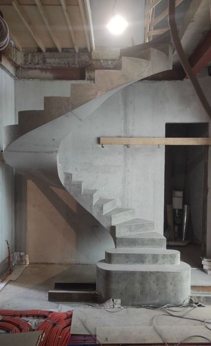 Бетонные монолитные лестницы