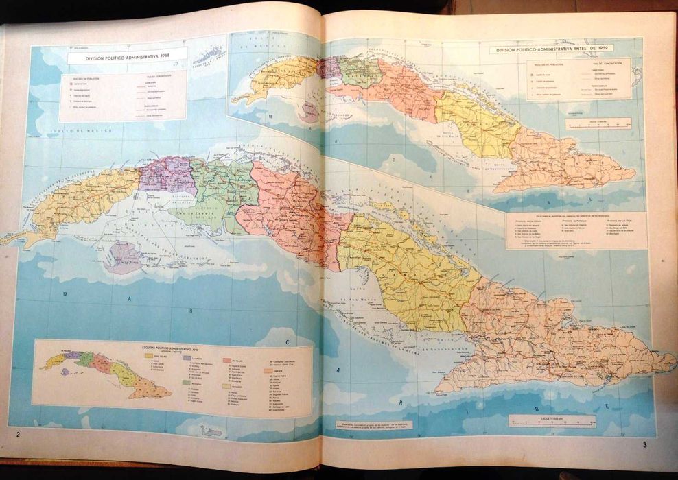 Atlas Nacional de Cuba - I издание 1970 г.