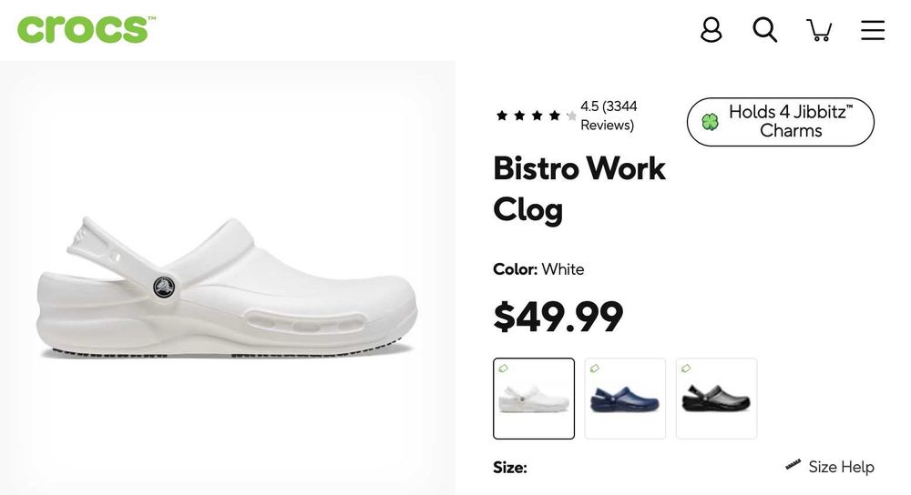 Crocs Bistro: обувь профессиональная