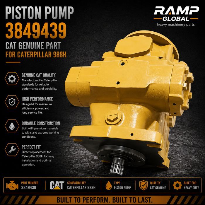 Гидронасос 3 8 4 9 4 3 9 для Caterpillar 988H