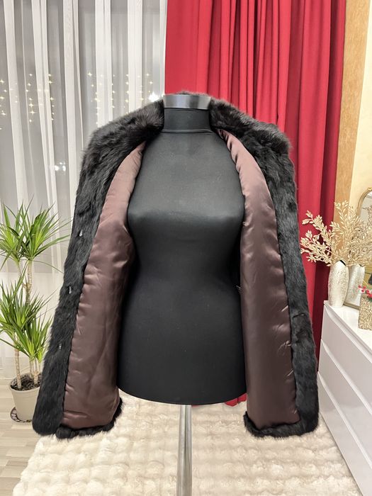 Haina din blana naturala de iepure marime s