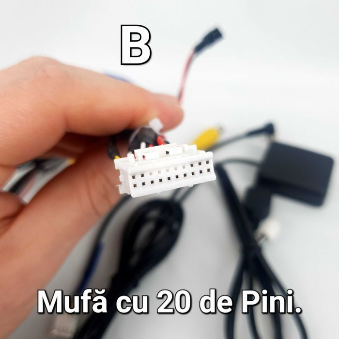 Set Cabluri-Adaptoare Pt Navigatie Android-GPS-Mic-4G-Cooler-USB-Video