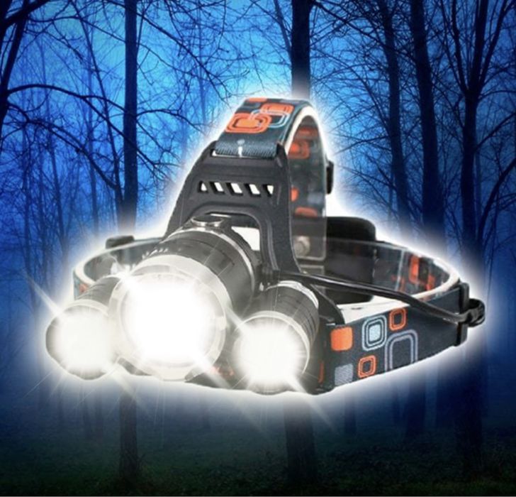 челник за глава водоустойчив мощен фенер въртящ се фокус и мащабиране