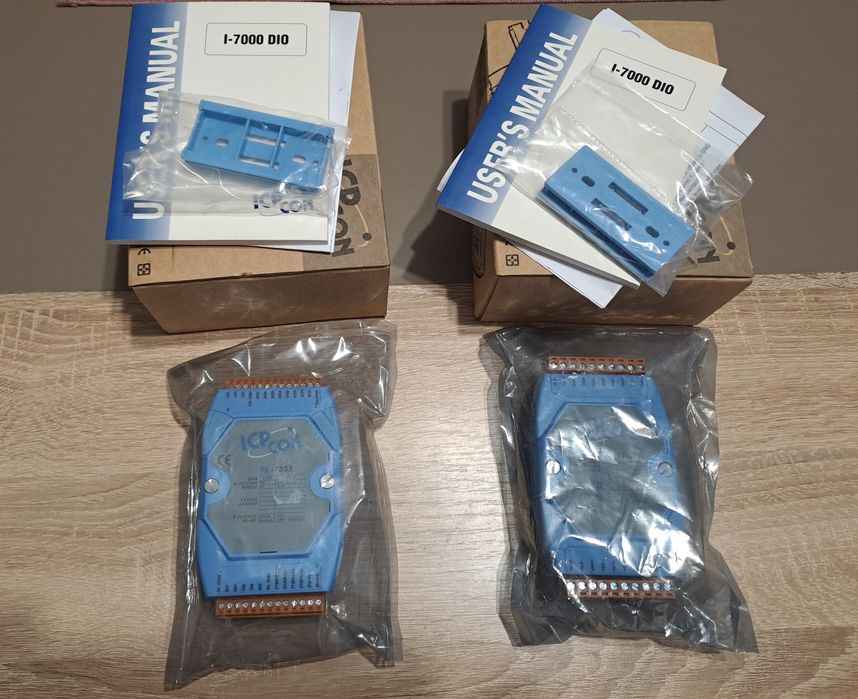 Module achiziții date ICP-CON i-7055 și i-7017F, pentru automatizări