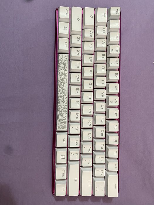 HyperX Alloy Origins 60 Hyperx Pulsefire Haste klaviatura mishka 2 tas