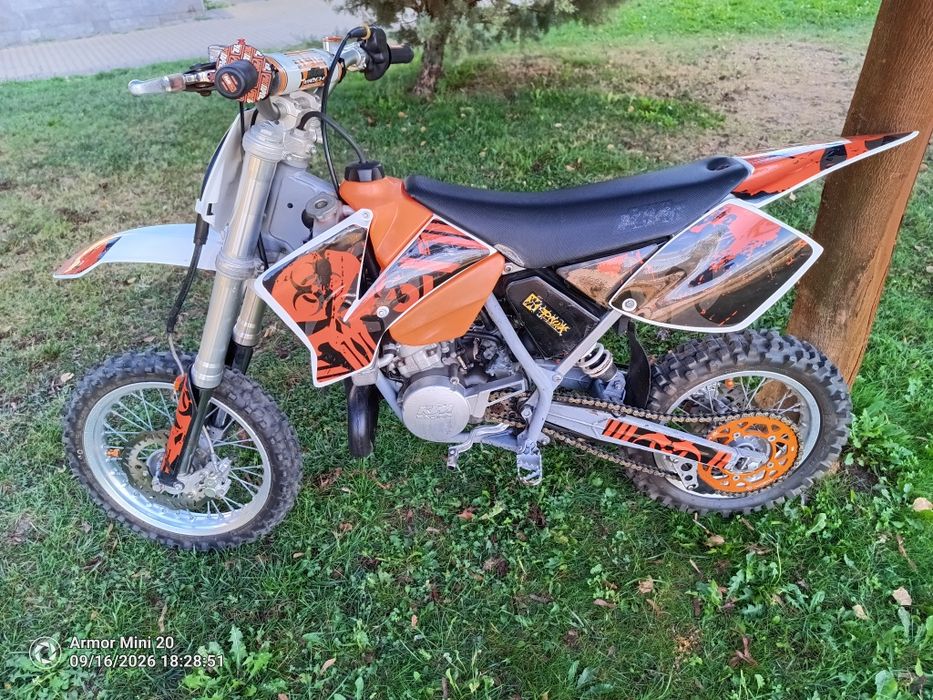 KTM SX 65 кубика, 2T – състезателен кросов мотор + комплект детска екипировка,Dh,