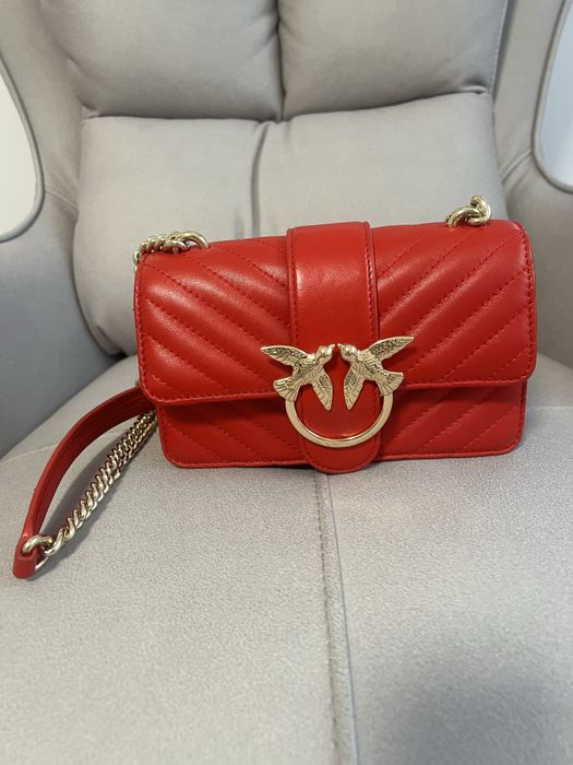 Червена чанта Pinko