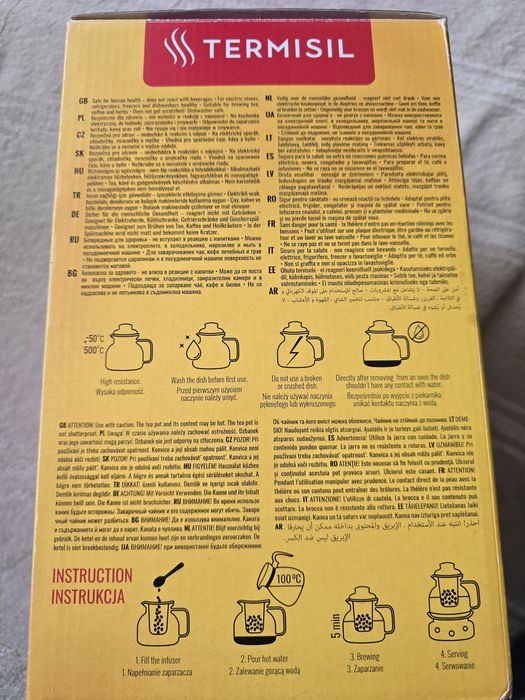 Ceainic cu încălzitor Termisil Essence, 1,5 l, nou