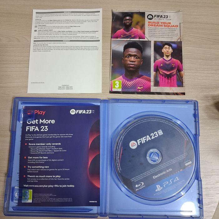 Диск Fifa 23 ps4