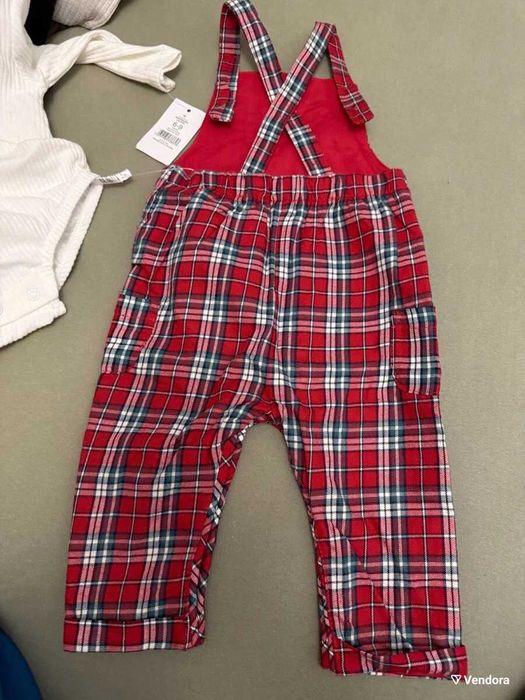 Baby dungarees and top set new, size 6-9 months