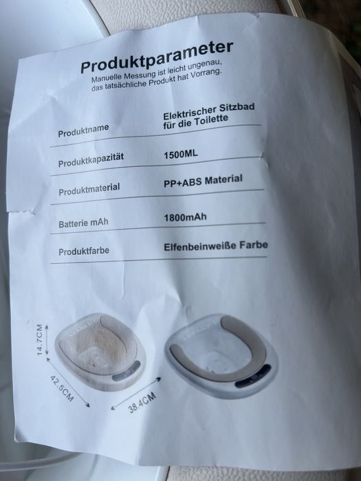 Bideu pentru femei, bidet non-squat