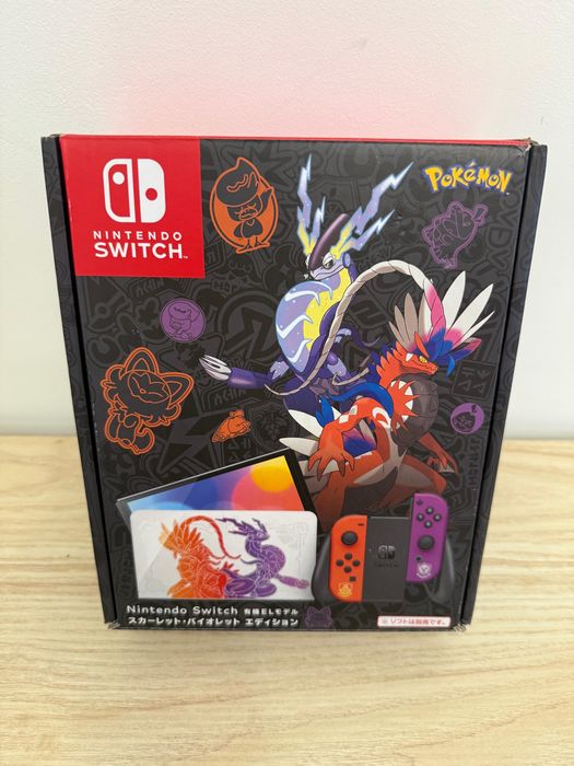 Nintendo switch oled scarlet and violet+Pro controller+Super mario Odyssey