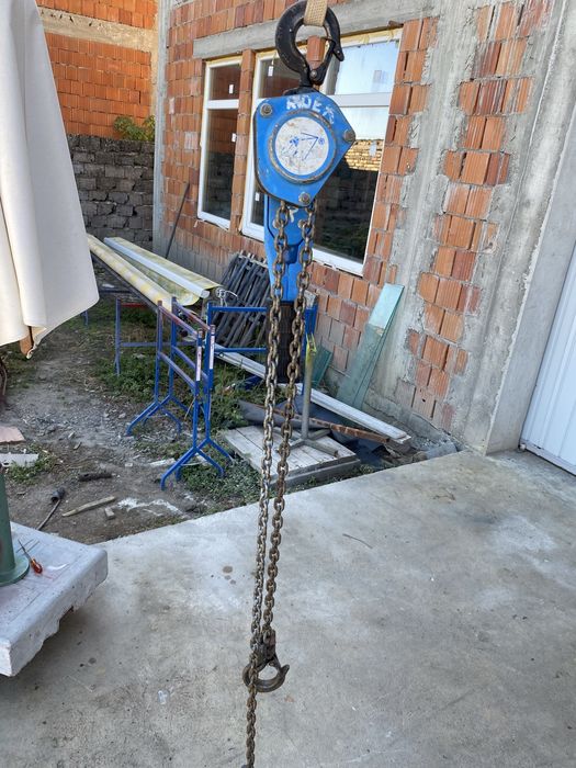 Palan manual, scripete cu lant 500 kg
