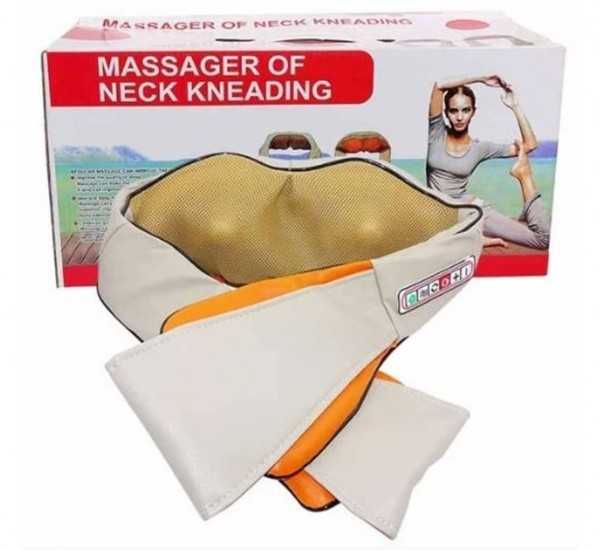 Масажор 3D шиацу, тяло и врат, 6 бутона за управление