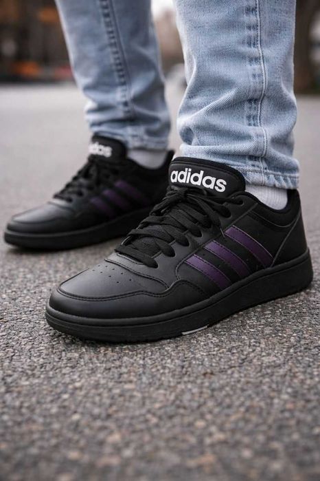 Sneakers adidas Hoops 3.0 Junior - Negru