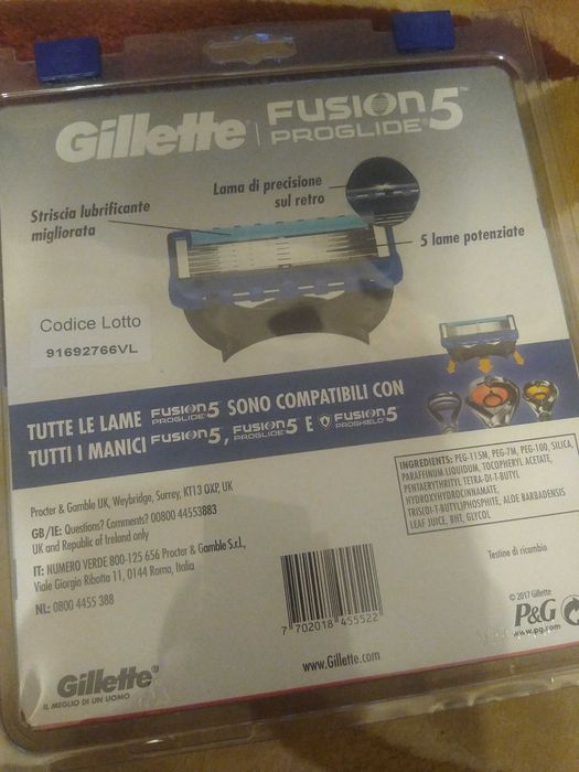 Gillette Fusion 5 Proglide (3 seturi a cate 3 lame per set)