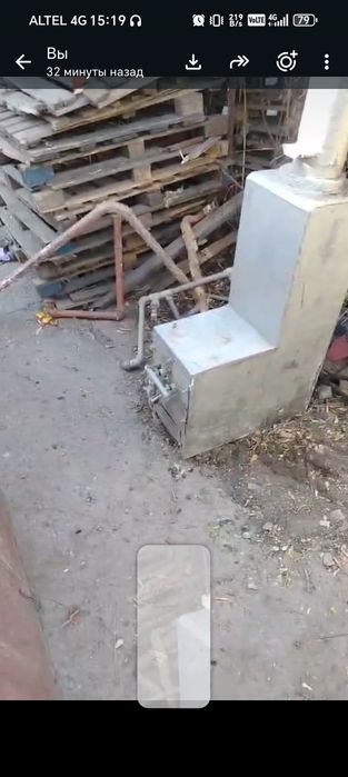 Газовая печь робочая