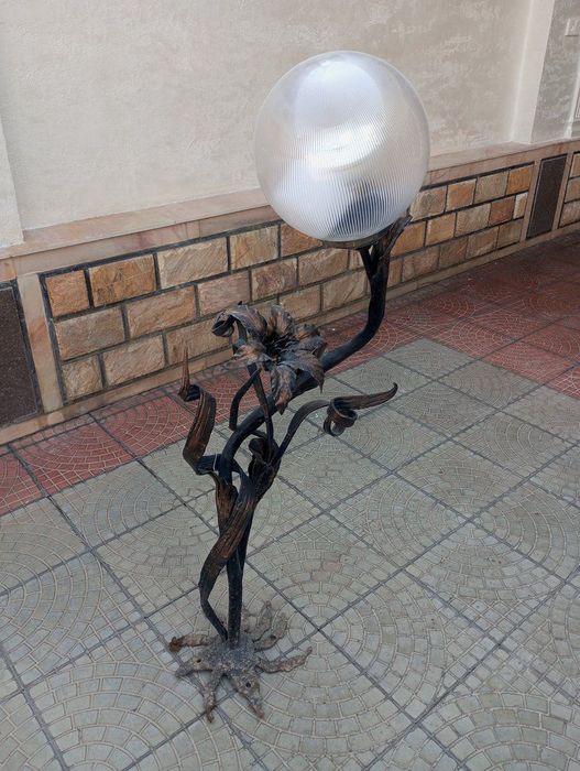 Кованые уличные фонари ручной работы (4шт)