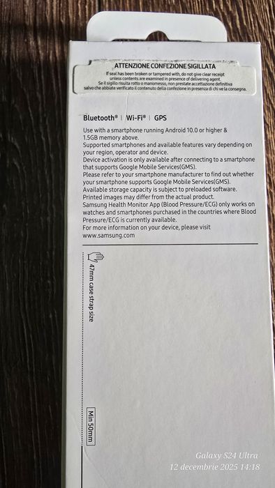 Samsung  smartwatch  6 clasic (47mm )