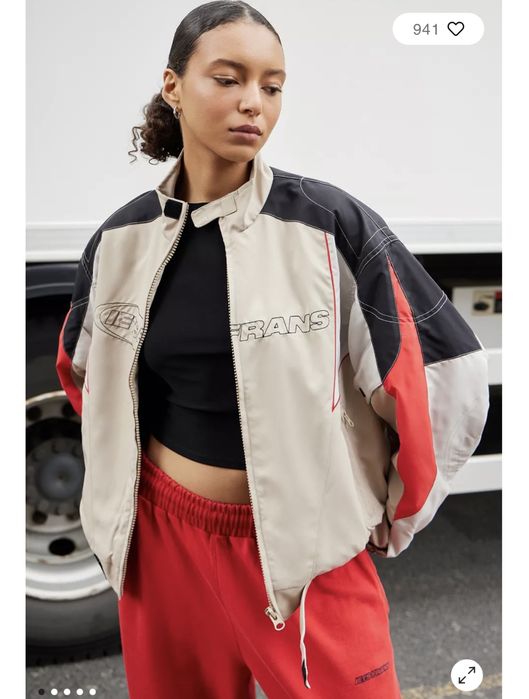 iets frans... Beige Hawk Woven Motocross Jacket