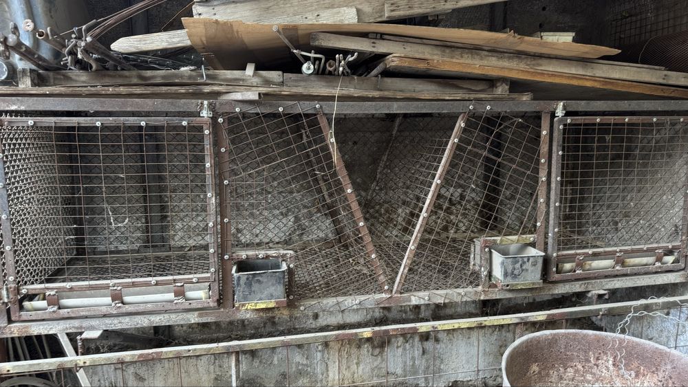 Продам метал клетки для кроликов