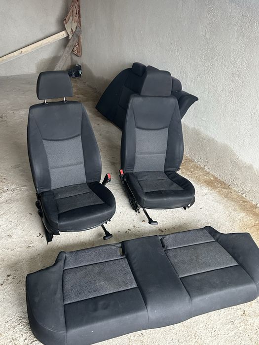 Черен салон за е90